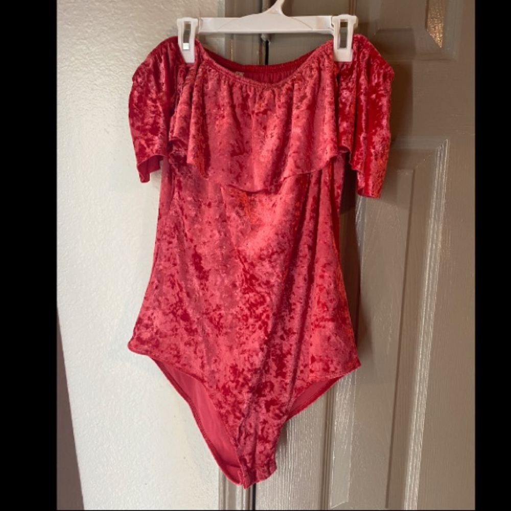 Velvet bodysuit